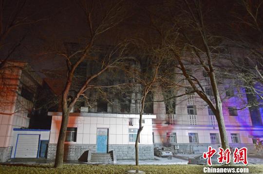 事发地——中北大学国防科技重点实验室。　武俊杰 摄